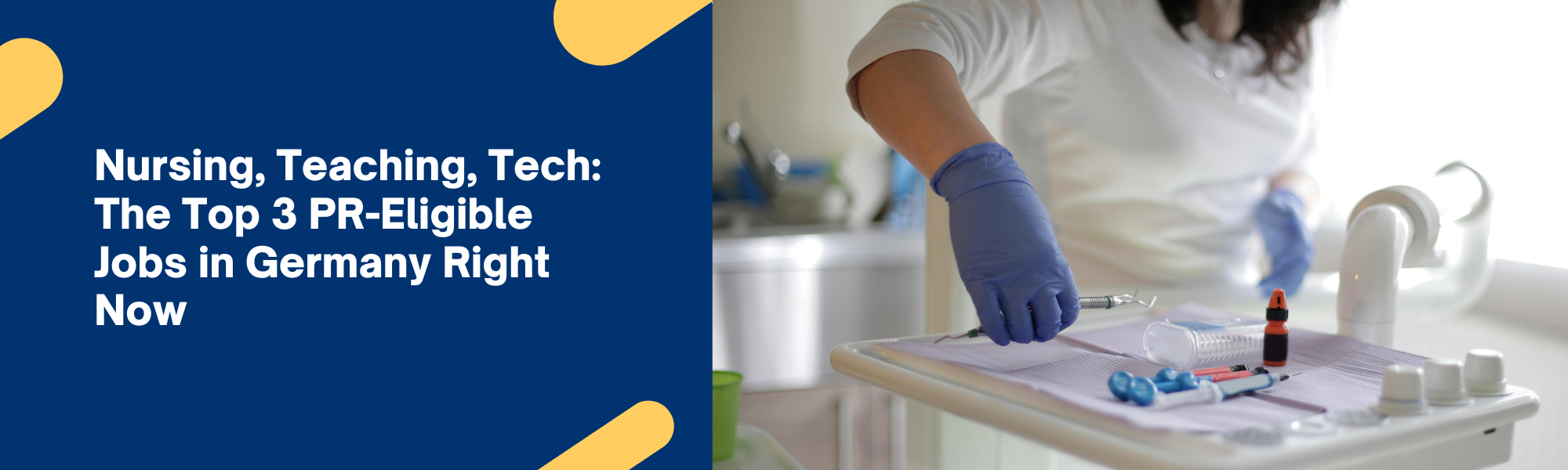 Read more about the article Nursing, Teaching, Tech: The Top 3 PR-Eligible Jobs in Germany Right Now